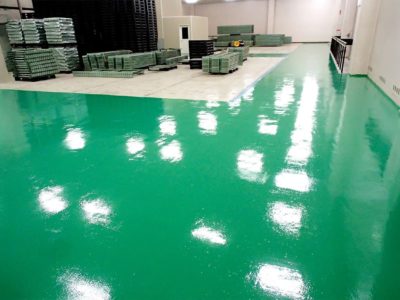 染めQ＿屋内床塗装