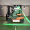 フォークリフト用LEDラインライトイメージ