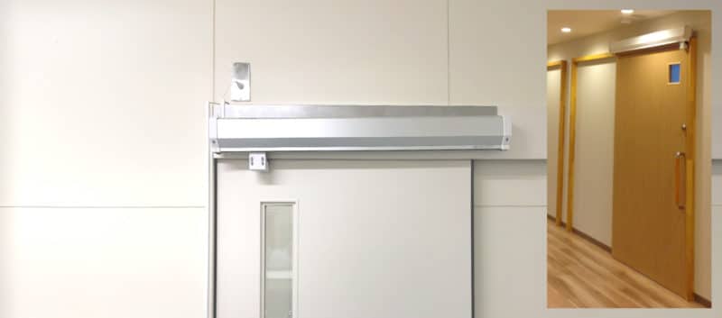 引き戸用後付け自動ドア「ベンリードアロボ」イメージ