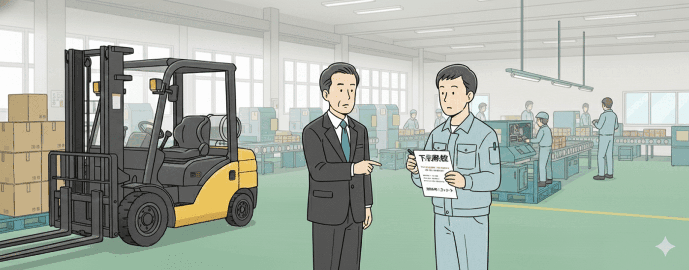 【工場長・総務必見】2026年1月施行!新しい「下請法」であなたの工場はどう変わる?〜知っておきたい良い点・悪い点・ペナルティ〜 1 Gemini Generated Image fq9gurfq9gurfq9g